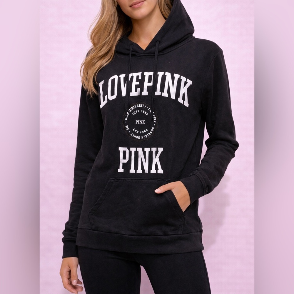 PINK Victoria's Secret Charcoal Hoodie